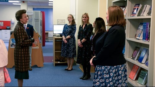 HRH The Princess Royal meets with the NCTC team